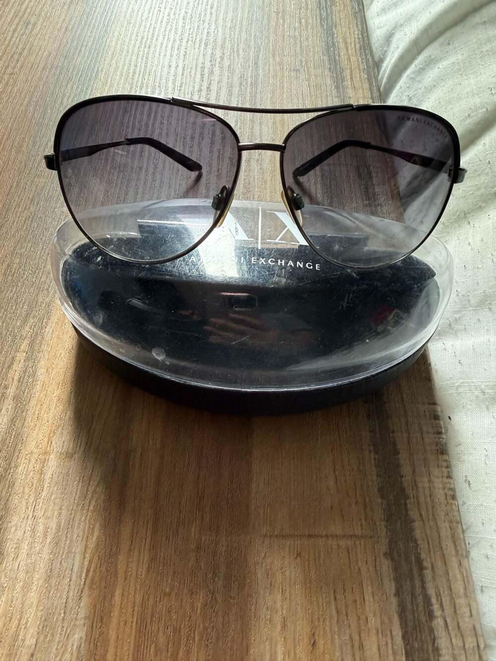 Armani Exchange Aviator Sunglasses
